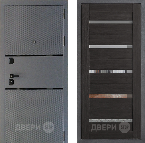 Входная металлическая Дверь Дверной континент Диамант Дизайн ФЛ-47 Венге в Дмитрове