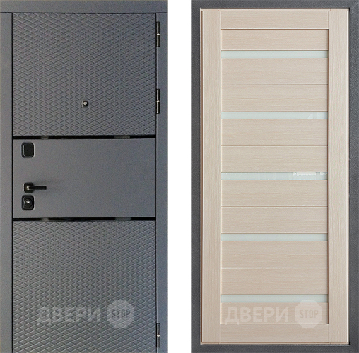 Входная металлическая Дверь Дверной континент Диамант Дизайн ФЛ-47 Капучино в Дмитрове