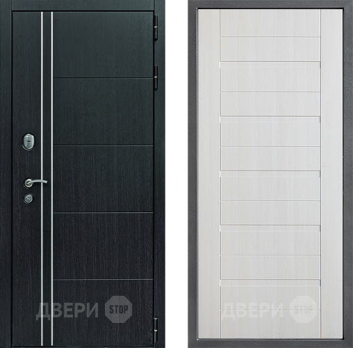 Дверь Дверной континент Теплолюкс Дизайн ФЛ-70 Лиственница белая в Дмитрове