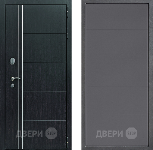 Входная металлическая Дверь Дверной континент Теплолюкс Дизайн ФЛ-649 Графит софт в Дмитрове