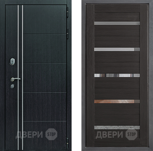 Входная металлическая Дверь Дверной континент Теплолюкс Дизайн ФЛ-47 Венге в Дмитрове