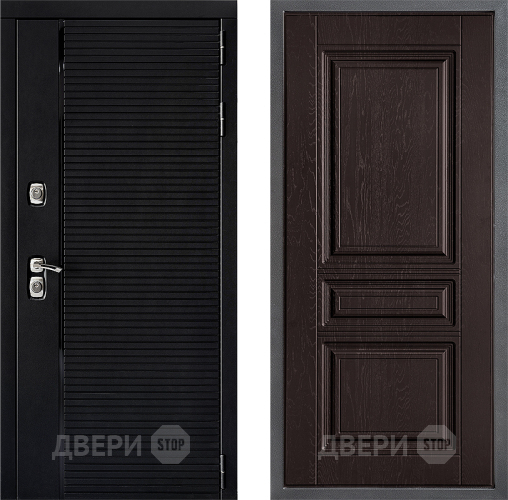 Входная металлическая Дверь Дверной континент ДК-1 ФЛ-243 Дуб шоколадный в Дмитрове