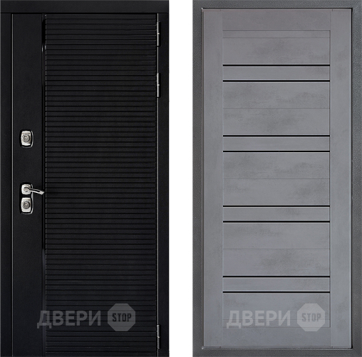 Входная металлическая Дверь Дверной континент ДК-1 ФЛ-49 Бетон серый в Дмитрове