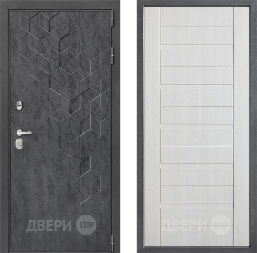 Входная металлическая Дверь Дверной континент ДК-3/713 ФЛ-70 Лиственница белая в Дмитрове