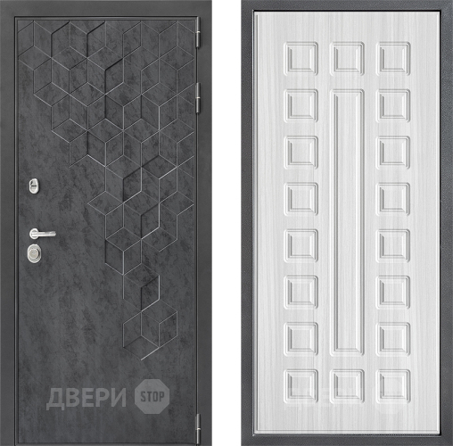 Входная металлическая Дверь Дверной континент ДК-3/713 ФЛ-183 Сандал белый в Дмитрове