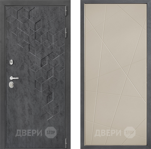 Входная металлическая Дверь Дверной континент ДК-3/713 ФЛ-655 Капучино в Дмитрове