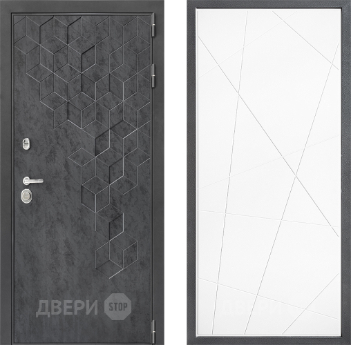 Дверь Дверной континент ДК-3/713 ФЛ-655 Белый софт в Дмитрове