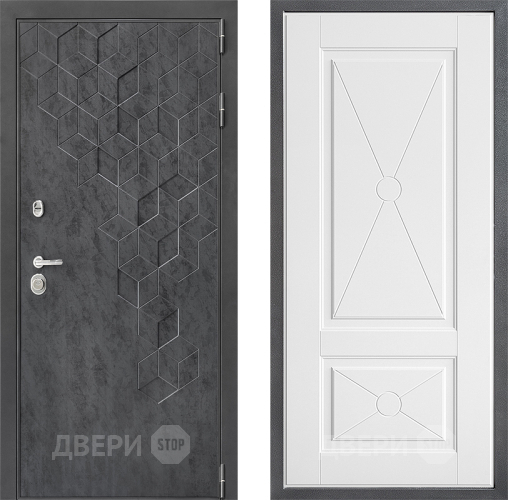Входная металлическая Дверь Дверной континент ДК-3/713 ФЛ-617 Софт милк в Дмитрове