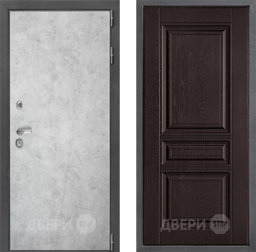 Дверь Дверной континент ДК-3/743 ФЛ-243 Дуб шоколадный в Дмитрове