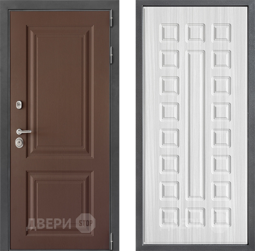 Входная металлическая Дверь Дверной континент ДК-3/729 ФЛ-183 Сандал белый в Дмитрове