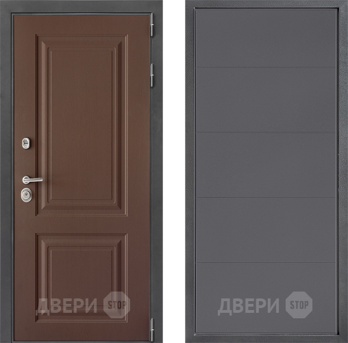 Входная металлическая Дверь Дверной континент ДК-3/729 ФЛ-649 Графит софт в Дмитрове