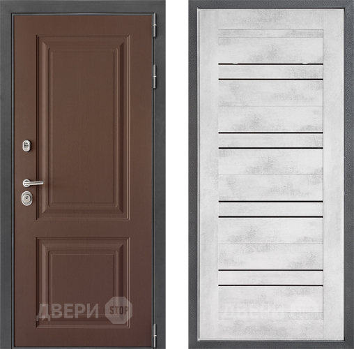 Дверь Дверной континент ДК-3/729 ФЛ-49 Бетон снежный в Дмитрове