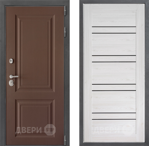 Входная металлическая Дверь Дверной континент ДК-3/729 ФЛ-49 Сосна белая в Дмитрове