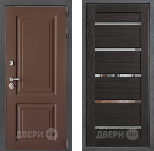 Входная металлическая Дверь Дверной континент ДК-3/729 ФЛ-47 Венге в Дмитрове