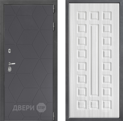 Входная металлическая Дверь Дверной континент ДК-3/744 ФЛ-183 Сандал белый в Дмитрове