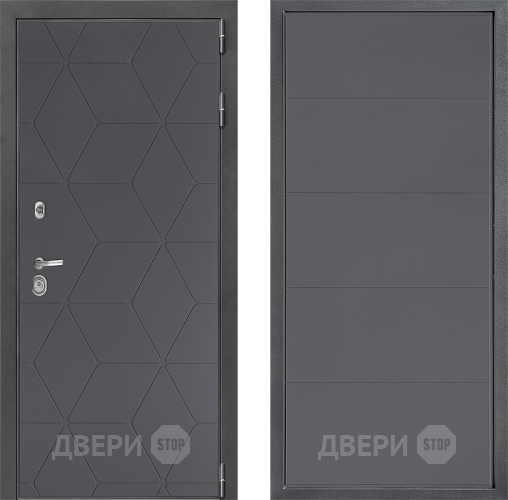 Входная металлическая Дверь Дверной континент ДК-3/744 ФЛ-649 Графит софт в Дмитрове
