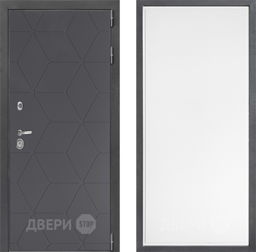 Входная металлическая Дверь Дверной континент ДК-3/744 ФЛ-649 Белый софт в Дмитрове