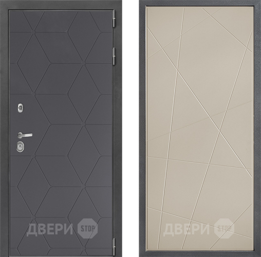Входная металлическая Дверь Дверной континент ДК-3/744 ФЛ-655 Капучино в Дмитрове