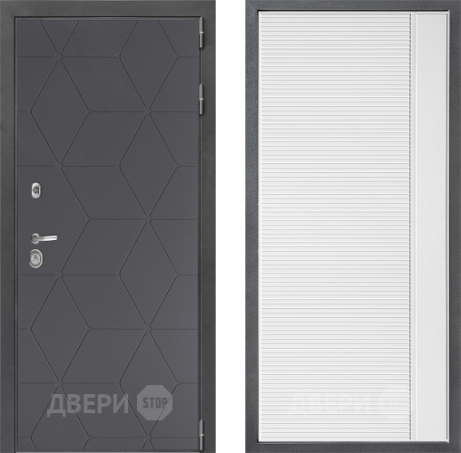 Дверь Дверной континент ДК-3/744 ФЛ-757 Белое Стекло Софт милк в Дмитрове