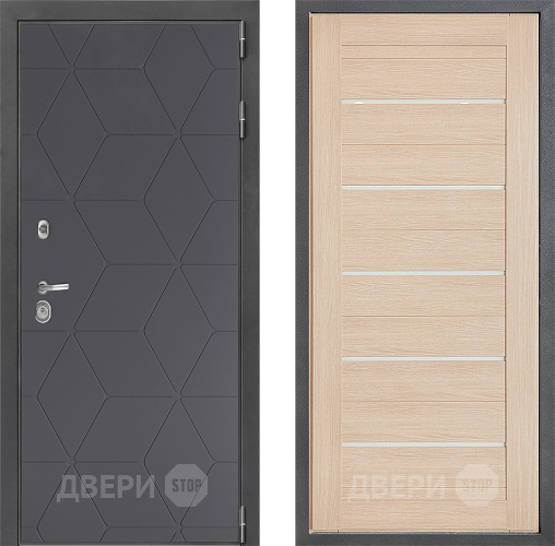 Входная металлическая Дверь Дверной континент ДК-3/744 ФЛ-46 Капучино в Дмитрове
