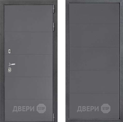 Входная металлическая Дверь Дверной континент ДК-3/649 ФЛ-649 Графит софт в Дмитрове