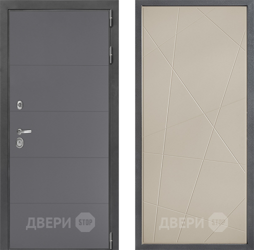 Входная металлическая Дверь Дверной континент ДК-3/649 ФЛ-655 Капучино в Дмитрове