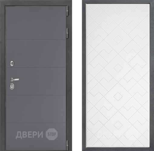 Дверь Дверной континент ДК-3/649 ФЛ-Тиффани Белый софт в Дмитрове