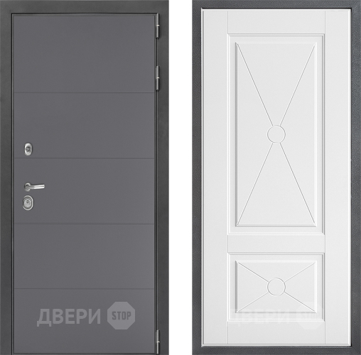 Входная металлическая Дверь Дверной континент ДК-3/649 ФЛ-617 Софт милк в Дмитрове