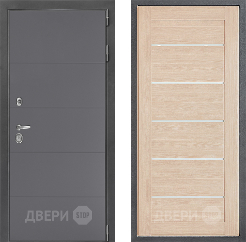 Входная металлическая Дверь Дверной континент ДК-3/649 ФЛ-46 Капучино в Дмитрове