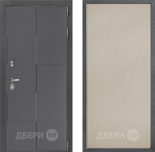 Входная металлическая Дверь Дверной континент ДК-3/606 ФЛ-655 Капучино в Дмитрове