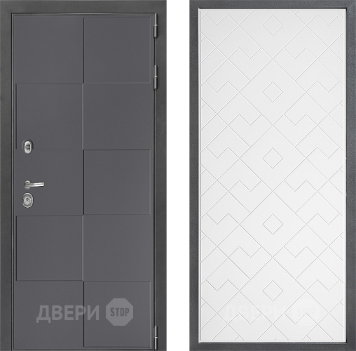 Дверь Дверной континент ДК-3/606 ФЛ-Тиффани Белый софт в Дмитрове