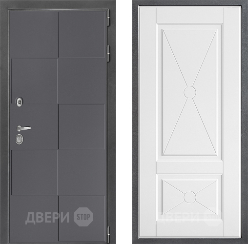 Входная металлическая Дверь Дверной континент ДК-3/606 ФЛ-617 Софт милк в Дмитрове