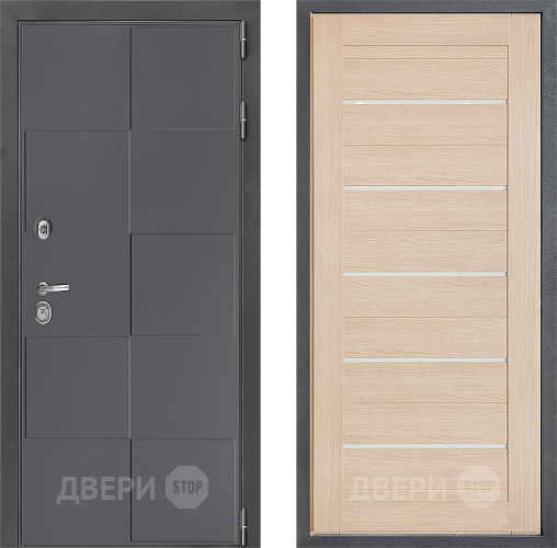 Входная металлическая Дверь Дверной континент ДК-3/606 ФЛ-46 Капучино в Дмитрове