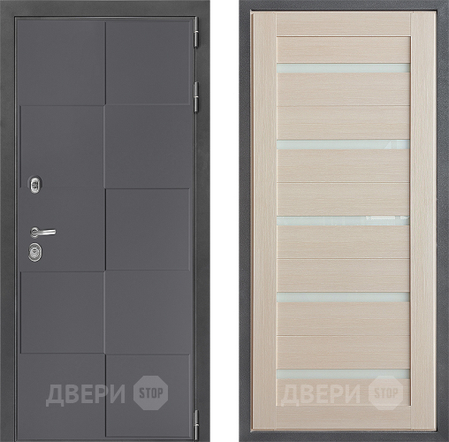 Входная металлическая Дверь Дверной континент ДК-3/606 ФЛ-47 Капучино в Дмитрове