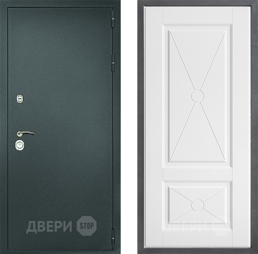 Входная металлическая Дверь Дверной континент Рубикон Серебро Дизайн ФЛ-617 Софт милк в Дмитрове