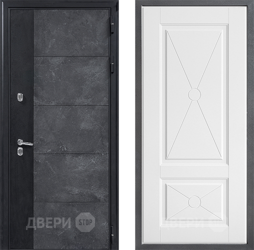 Входная металлическая Дверь Дверной континент ДК-15 Бетон ТЕРМО ФЛ-617 Софт милк в Дмитрове