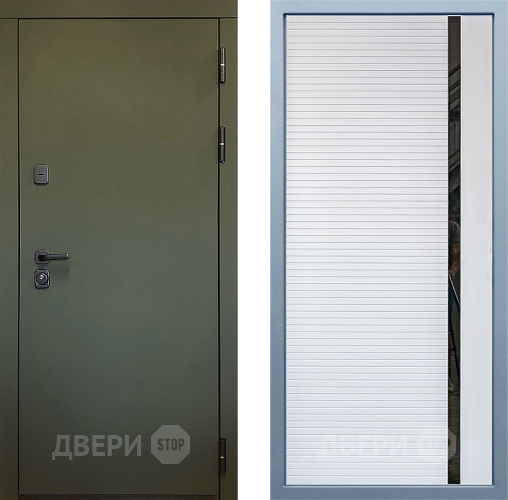 Входная металлическая Дверь Дива МД-61 МХ-45 Белый матовый в Дмитрове