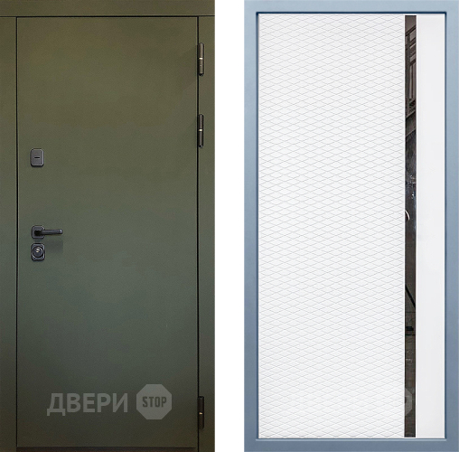 Дверь Дива МД-61 МХ-47 Белый матовый в Дмитрове