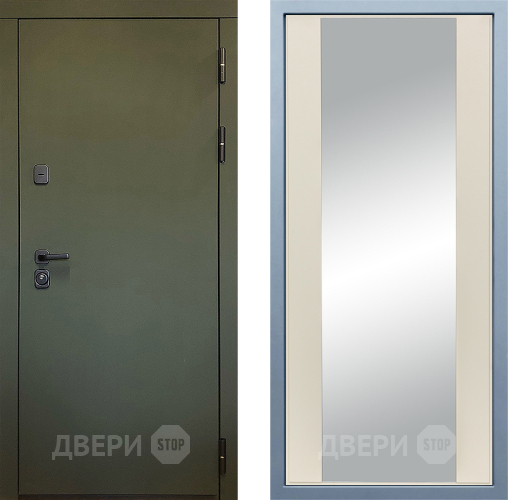 Входная металлическая Дверь Дива МД-61 Д-15 Зеркало Шампань в Дмитрове