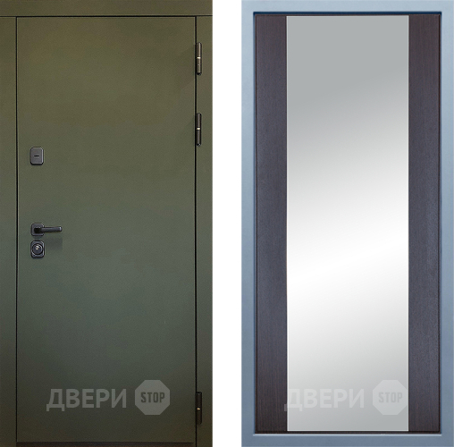 Входная металлическая Дверь Дива МД-61 Д-15 Зеркало Венге в Дмитрове