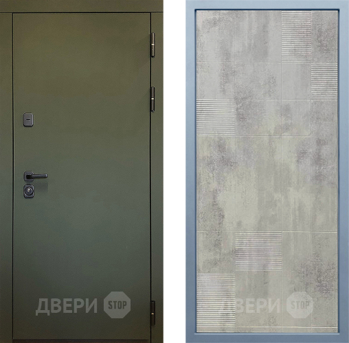 Входная металлическая Дверь Дива МД-61 Д-4 Бетон темный в Дмитрове