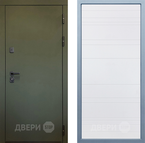 Входная металлическая Дверь Дива МД-61 Д-5 Белый в Дмитрове