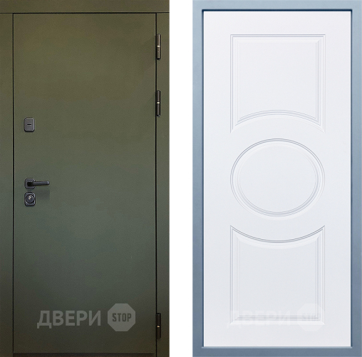 Входная металлическая Дверь Дива МД-61 Д-8 Белый в Дмитрове