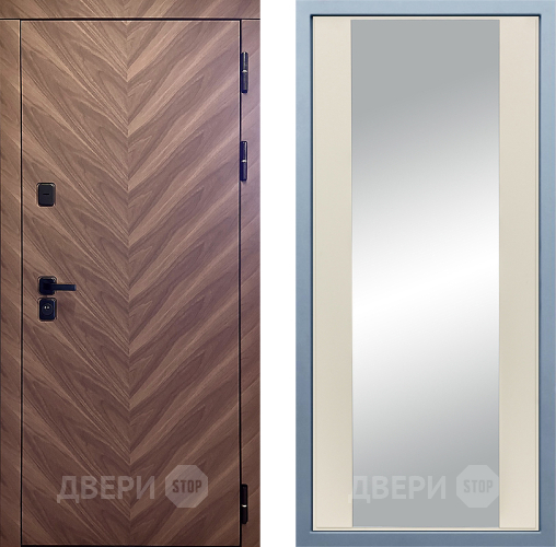 Входная металлическая Дверь Дива МД-98 Д-15 Зеркало Шампань в Дмитрове