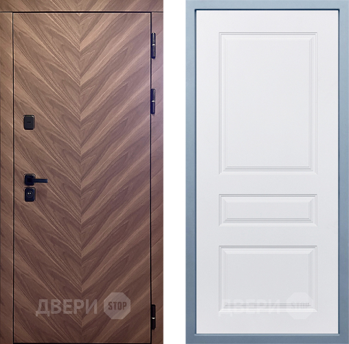 Входная металлическая Дверь Дива МД-98 Д-13 Белый в Дмитрове