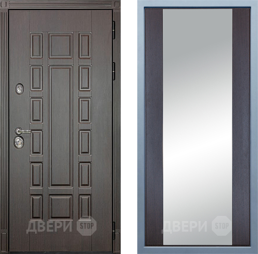 Входная металлическая Дверь Дива МД-38 Д-15 Зеркало Венге в Дмитрове