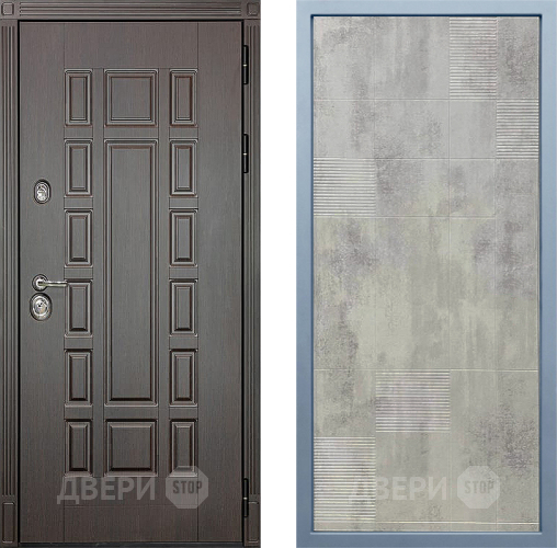 Входная металлическая Дверь Дива МД-38 Д-4 Бетон темный в Дмитрове