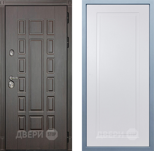 Входная металлическая Дверь Дива МД-38 Н-10 Белый в Дмитрове