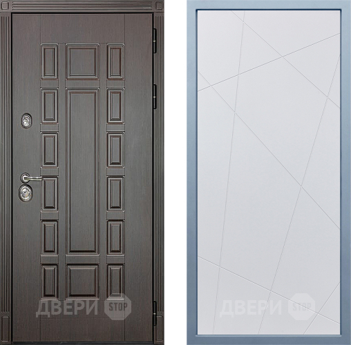 Входная металлическая Дверь Дива МД-38 Д-11 Белый в Дмитрове