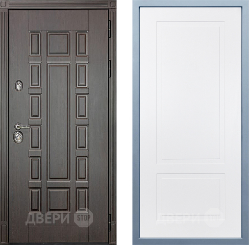 Входная металлическая Дверь Дива МД-38 Н-7 Белый в Дмитрове